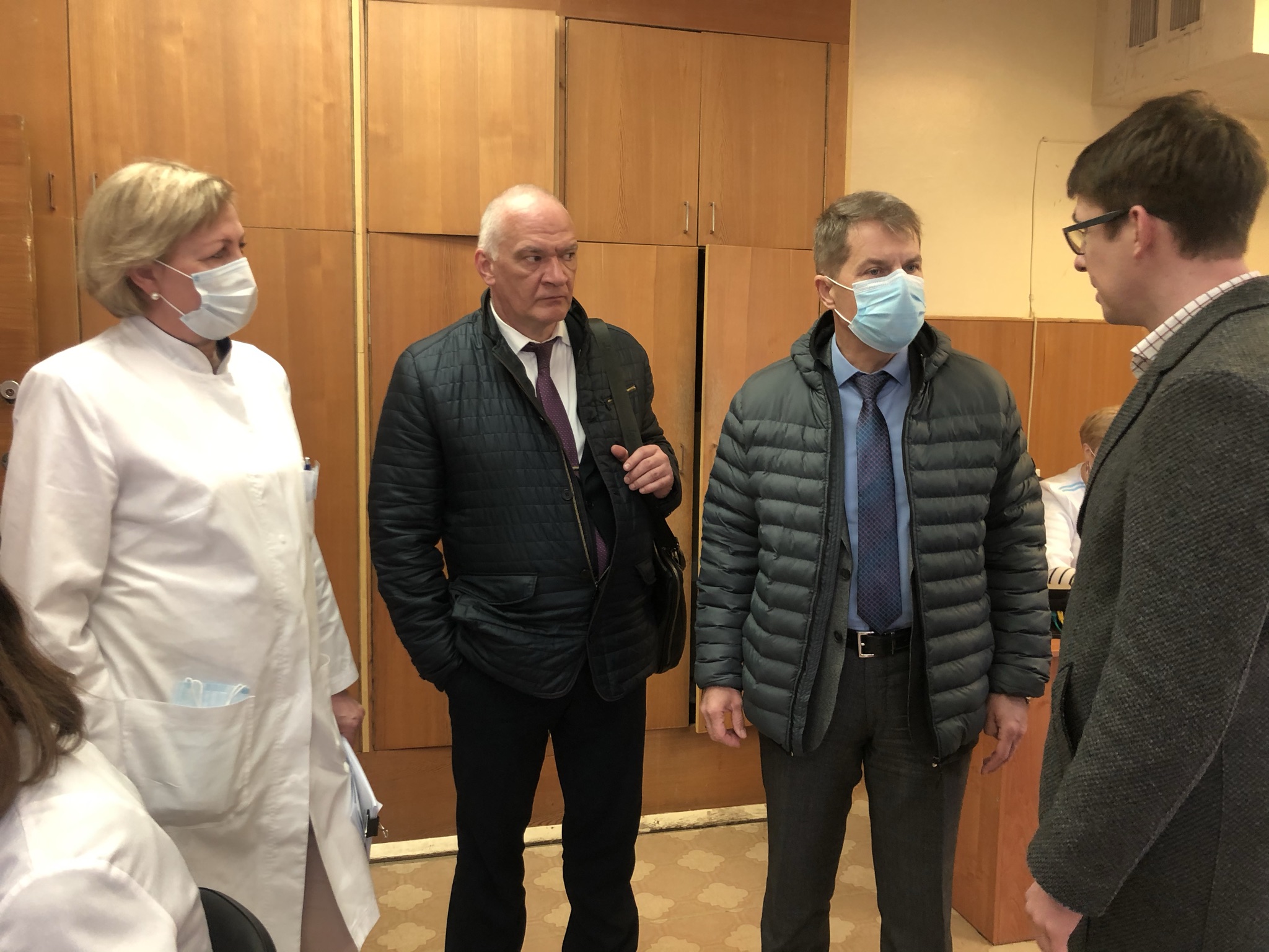Олег Ярошенко посетил Поликлинику №1