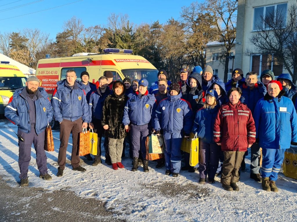 Сотрудники обнинской Скорой вернулись из служебной командировки в Белгородскую область